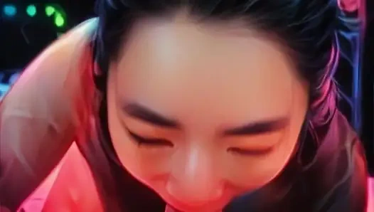 Gerçek hayattaki anime kız arkadaş büyük zenci yarağını emiyor - bakış açısı oral dölleme ile sakso