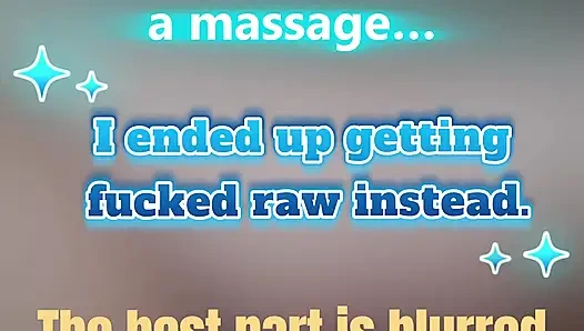 Bu sefer çok ileri gittim... Kocam ücretli masör beni ham yetiştirdi