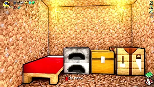 Hornycraft minecraft parodisi - alex steve'e zümrütler için şimdiye kadarki en iyi elle muameleyi yapıyor