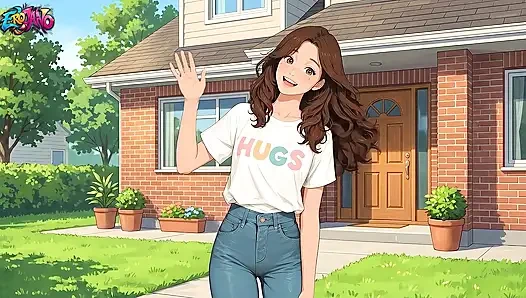 Pieprzyłem przyrodnią siostrę mojej dziewczyny (19), gdy oglądała anime hentai