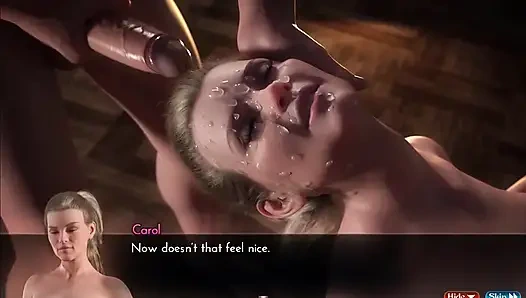 Gensis sırası: orta yaşlı seksi kadın için büyük yarak, göt, amcık seksi ve yüze boşalma ep.131