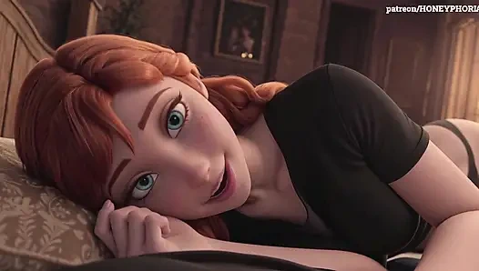 Anna bizi en sevdiği "oyuncak" Dondurulmuş 3 boyutlu porno animasyonuyla tanıştıracak