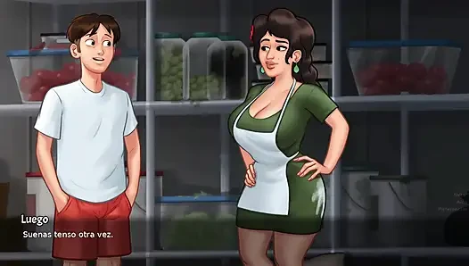 Yaz mevsimi efsanesi Maria karakteriyle yeni sahneler +18 porno oyunu