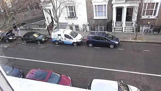 Azgın İngiliz orta yaşlı seksi kadın ile bakış açısı