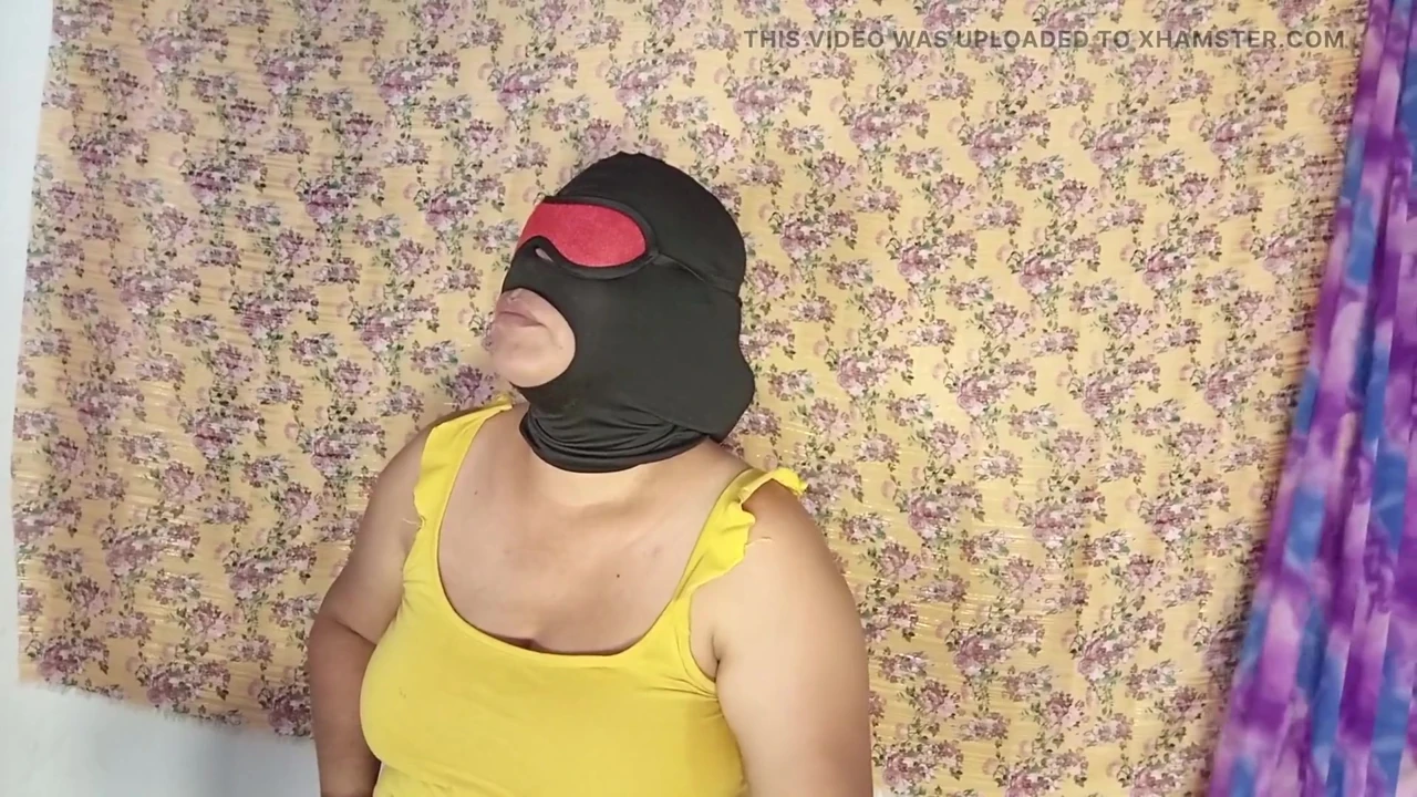 Curvy Mature Desi Blindfolded Sucks Cock Hard Then Anal