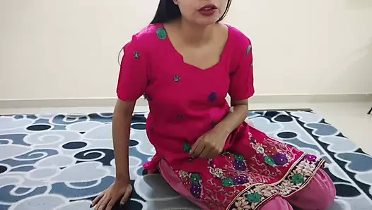Indian Delivery boy inside my personal room door when I was enjoying myself but needed a big dick, Hindi audio