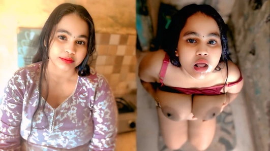 I Fucked My Step Sister in the Kitchen - Risky Quickie Before Parents Come Home