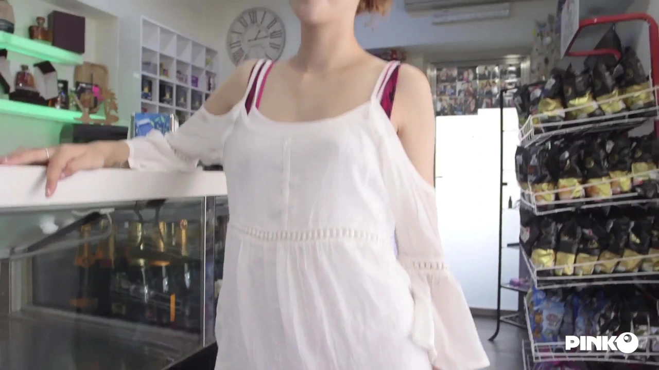 Yukikon’s first time! Teen Japanese takes a big cock