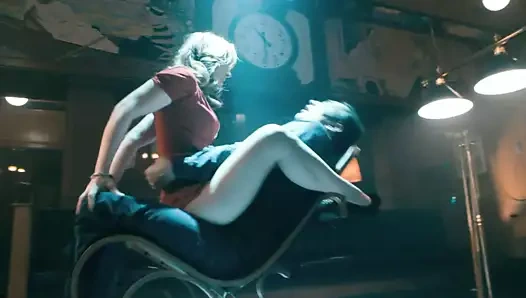 sallanan sandalye cum üzerinde kız