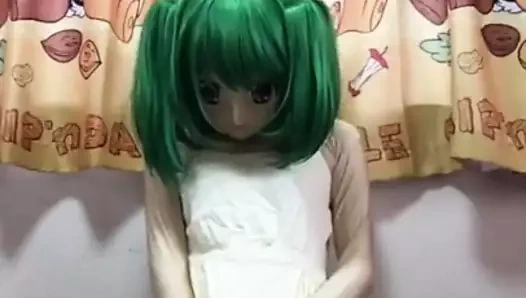 Kigurumi Mastürbasyon ile vibratör 2
