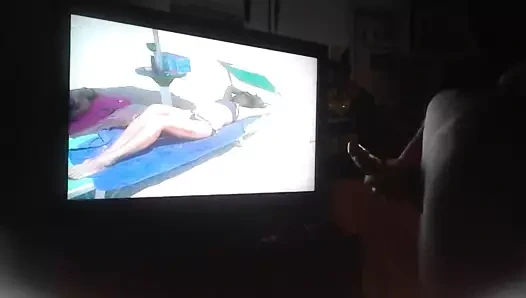 Ağabeyimin eski kız arkadaşı ... don yağı ve ben cum .