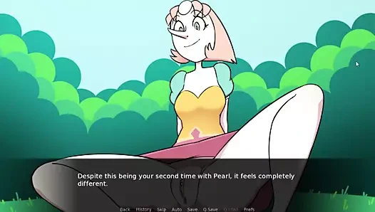 Mücevher patlaması - inci ve garnet ile açık havada seks (2-2)