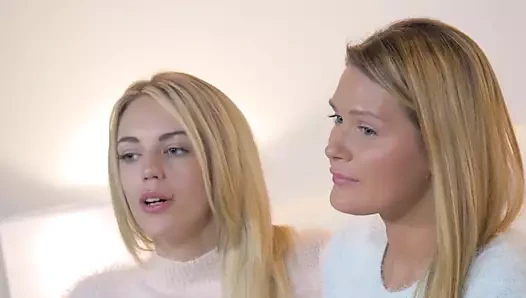 blake eden ve abby cross'un oynadığı pembe ve kabarık