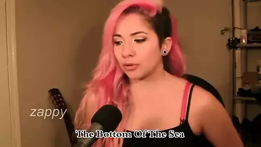 Ateşli kız geğirme ve osurma