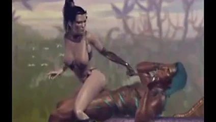 3d gotik metres fantezi ıslak rüya