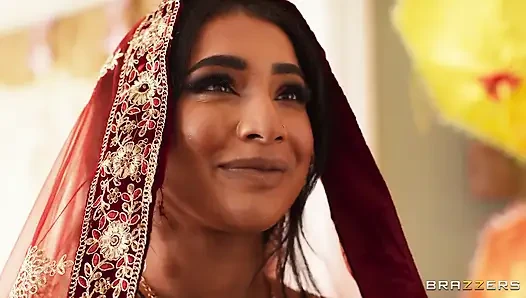 Brazzers - ıslak ateşli Hint düğünü: yasmina khan iki alıyor