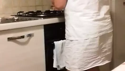 Yıkamak için çıplak (napoli)