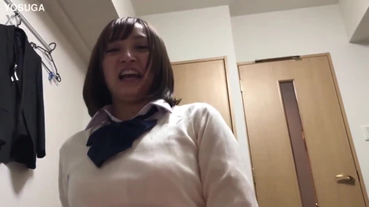 Japanese G-cup Student. Footage of Being Creampie by a Nerdy Boy in the Same Class at College