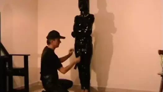 ağır kauçuk deli gömleği esaret