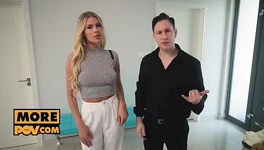 Zlata Shine sikiliyor ve kocası ve masör arasında paylaşılıyor