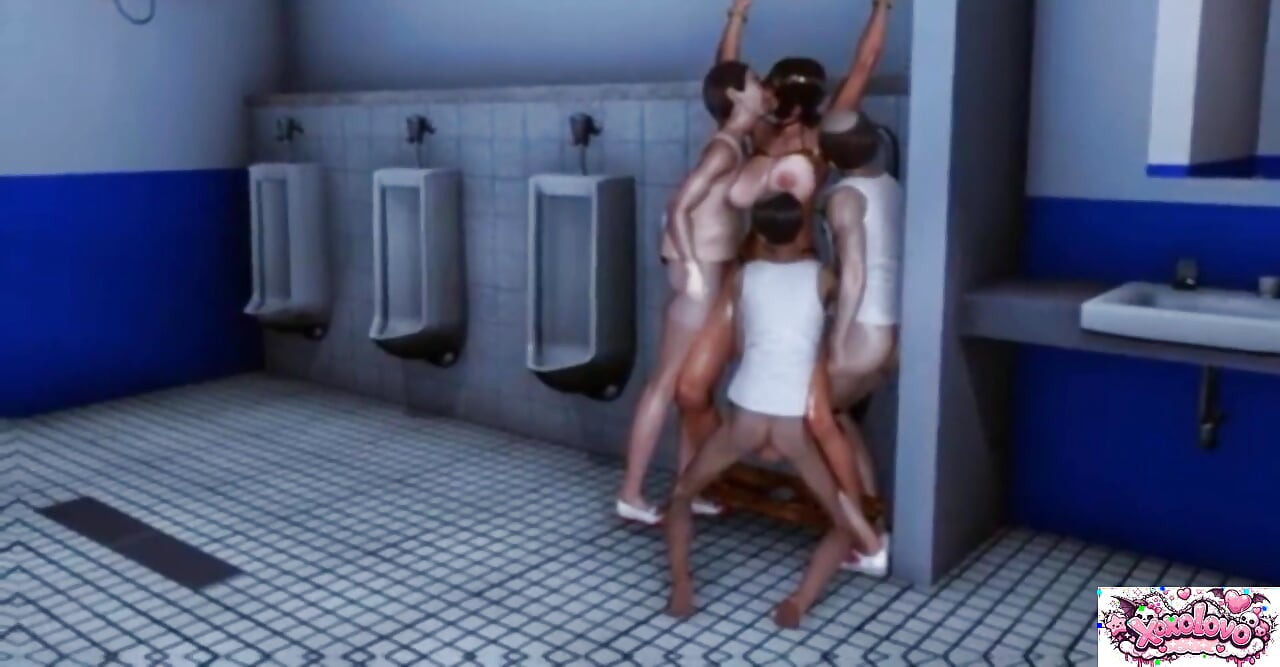3d porn shots has 4, 3 men and 1 sexy woman
