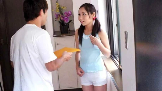 Minyon ve masum genç Başlarken ona ıslak kedi becerdin